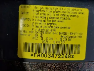 8039566 09130793 Руль Opel Corsa C Арт e11756395, вид 10