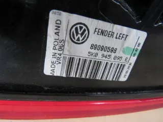 5K0945095 Фонарь задний левый Volkswagen Golf 6 Арт e11735608, вид 6
