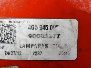 4G5945096 17434427936 Фонарь задний правый Audi A6 C7 (S6,RS6) Арт e11734452, вид 4
