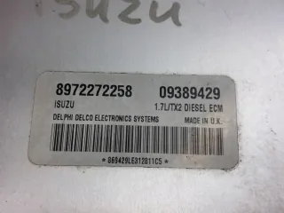 09389429 8972272258 24445098 Блок управления двигателем Opel Astra G Арт e11731419, вид 2