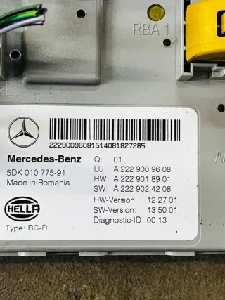 A2229009608 Блок комфорта Mercedes C W205 Арт e11727430, вид 2