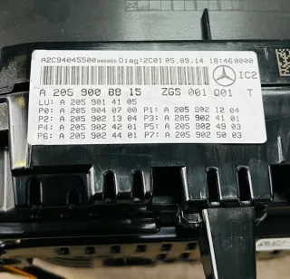 A2059008815 Щиток приборов (приборная панель) Mercedes C W205 Арт e11724736, вид 3