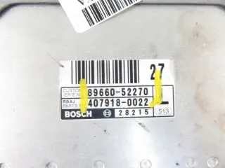 8966052270 4079180022 0281010563 Блок управления двигателем Toyota Yaris 1 Арт e11719467, вид 2