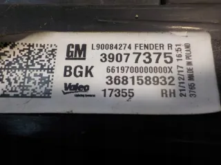 39077375 368158932 Фонарь задний правый Opel Astra K Арт e11708602, вид 3
