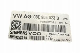 03E906023D Блок управления двигателем Volkswagen Polo 4 Арт e11704320, вид 5