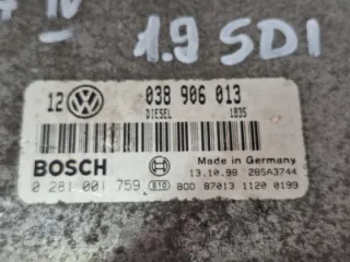 038906013 0281001759 Блок управления двигателем Volkswagen Golf 4 Арт e11703983, вид 2