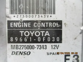 89661-0F030 275000-7344 MB275000-7344 Блок управления двигателем Toyota Corolla VERSO 2 Арт e11703600, вид 2