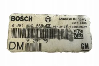 55201791 Блок управления двигателем Opel Vectra C  Арт e11701886, вид 5