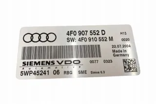 4F0907552D Блок управления двигателем Audi A6 C6 (S6,RS6) Арт e11697124, вид 6