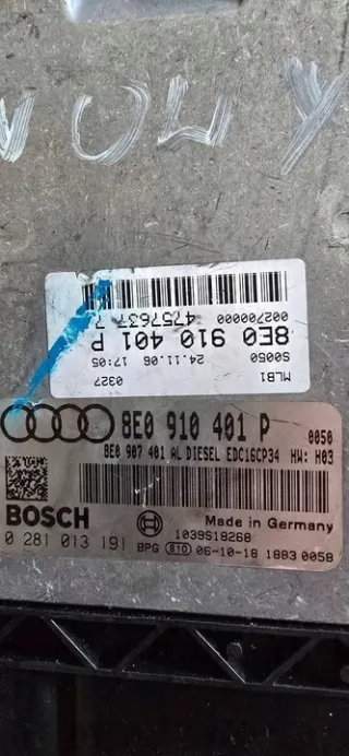 8E0910401P Блок управления двигателем Audi A4 B7 Арт e11696783, вид 3