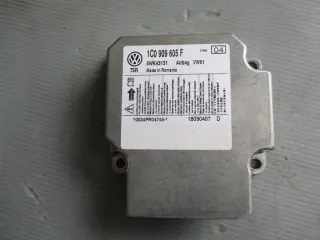 1C0909605F Блок AirBag Skoda Fabia 2 Арт e11696408, вид 1