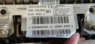 2058600002 Подушка безопасности Mercedes C W205 Арт e11681238, вид 2