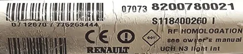 8200780021 Блок предохранителей Renault Scenic 2 Арт e11671971, вид 3