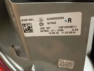 A2468200264 Фонарь задний правый Mercedes B W246 Арт e11657235, вид 3