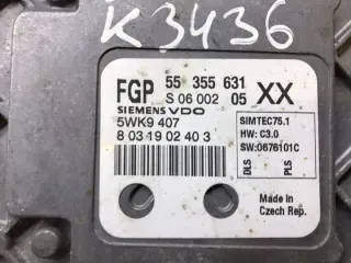 55355631 Блок управления двигателем Opel Vectra C  Арт e11654599, вид 4