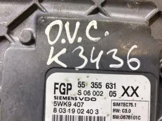 55355631 Блок управления двигателем Opel Vectra C  Арт e11654599, вид 6
