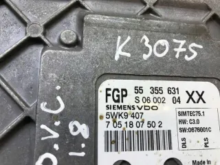 55355631 Блок управления двигателем Opel Vectra C  Арт e11654572, вид 6