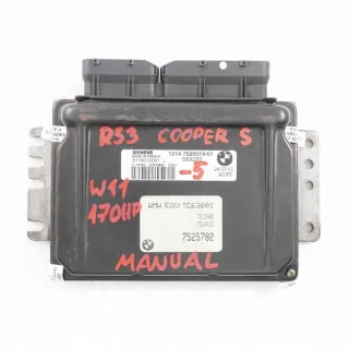 7520019 Блок управления двигателем MINI Cooper R50 Арт e11654253, вид 1
