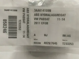 3AA614109N Блок ABS Volkswagen Passat B7 Арт e11647300, вид 6