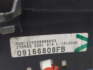 09166808FB Щиток приборов (приборная панель) Opel Corsa C Арт e11640177, вид 7