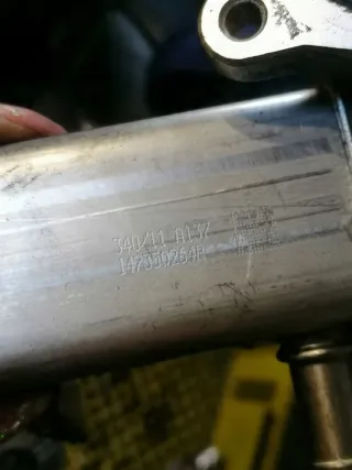  147350264R 09-16r Радиатор EGR Renault Scenic 3 Арт e11639038, вид 2