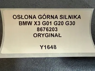 8676203 Декоративная крышка двигателя BMW 3 G20/G21 Арт e11634945, вид 3