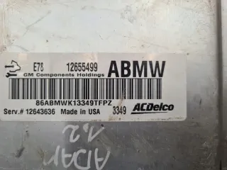 Блок управления двигателем Opel Adam 2012г. A12XER B12XER 12655499 - Фото 5