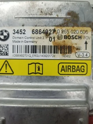 34526864927 0265020606 Блок AirBag BMW 6 F06/F12/F13 Арт e11608740, вид 4