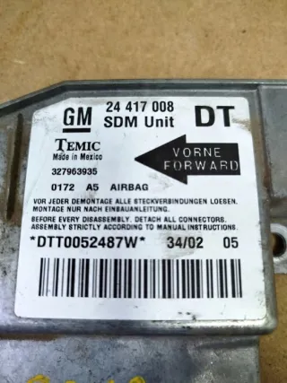 24417008 Блок AirBag Opel Combo C Арт e11593483, вид 4