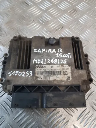 55205621 0281013593 Блок управления двигателем Opel Zafira B Арт e11585045, вид 2