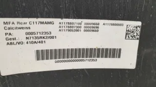 a1178851525 Бампер задний Mercedes CLA c117 Арт e11584385, вид 6