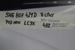 5H6807421D Бампер задний Volkswagen Golf 5 Арт AL12821979788, вид 9