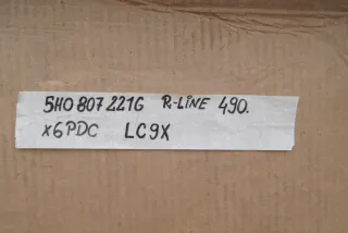 5H0807221G,LC9X,R-LINE Бампер передний Volkswagen Golf 6 Арт AL12838627586, вид 9