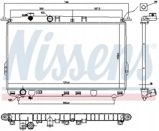 67026 Радиатор основной Kia Magentis MS Арт AL13698850086_2, вид 6