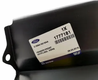 1777181 Крыло переднее левое Ford Fiesta 6 Арт AL13742701175, вид 2