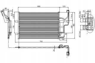 94902 Радиатор кондиционера  Mazda 3 BK Арт AL13946747273, вид 16