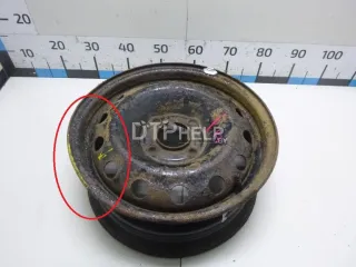 5401G4 Диск колесный железо Peugeot 206 1 Арт AM90272129, вид 6