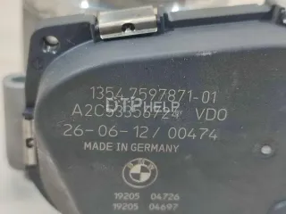 13547597871 Заслонка дроссельная электрическая BMW 5 F10/F11/GT F07 Арт AM23723495, вид 4