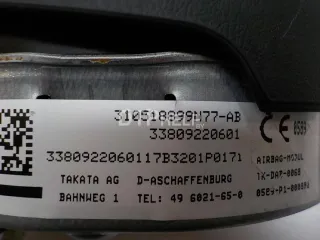 32308092206 Подушка безопасности в рулевое колесо BMW 5 F10/F11/GT F07 Арт AM41246634, вид 5