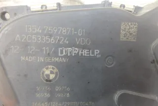 13547597871 Заслонка дроссельная электрическая BMW 5 F10/F11/GT F07 Арт AM70430765, вид 7
