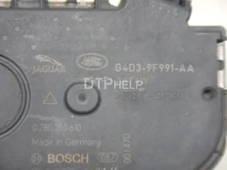 LR073708 Заслонка дроссельная электрическая Land Rover Range Rover 4 Арт AM70680586, вид 5
