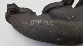 0341P6 Коллектор выпускной Citroen C4 1 Арт AM70767925, вид 3