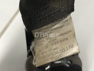 MN173443HC Ремень безопасности с пиропатроном Mitsubishi L200 4 Арт AM31620102, вид 5