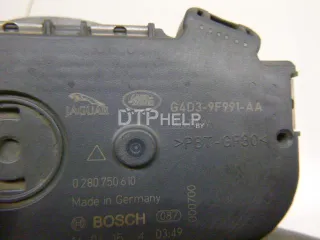 AJ813373 Заслонка дроссельная электрическая Land Rover Range Rover 4 Арт AM84782009, вид 8