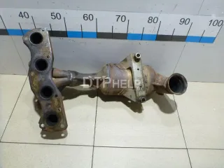 0341N7 Коллектор выпускной Citroen C4 2 Арт AM100368054, вид 5