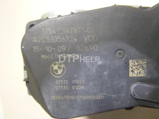 13547597871 Заслонка дроссельная электрическая BMW 5 F10/F11/GT F07 Арт AM14255001, вид 7