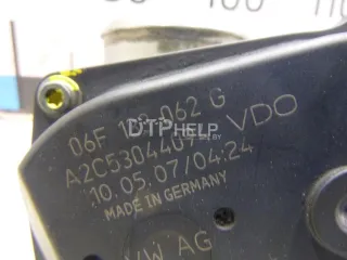 06F133062G Заслонка дроссельная электрическая Seat Altea Арт AM48399977, вид 7
