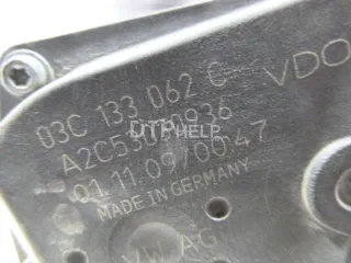 03C133062C Заслонка дроссельная электрическая Seat Ibiza 4 Арт AM48490070, вид 5