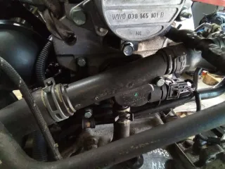 038121133 Фланец (тройник) системы охлаждения Volkswagen Golf 4 Арт 2_30340, вид 3