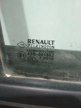 E000199 Стекло двери задней правой Renault Laguna 3 Арт 2_13512, вид 2
